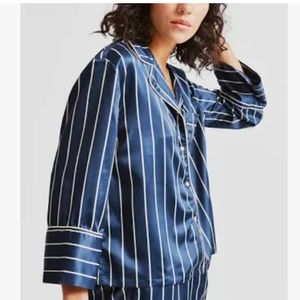 Brixton Zuma Satin Crop PJ top